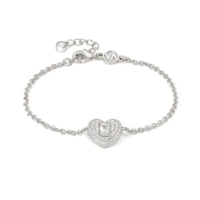 Domina bracelet with Heart with Cubic Zirconia