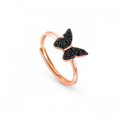 Sweetrock Nature Ed. Butterfly ring, rosegold